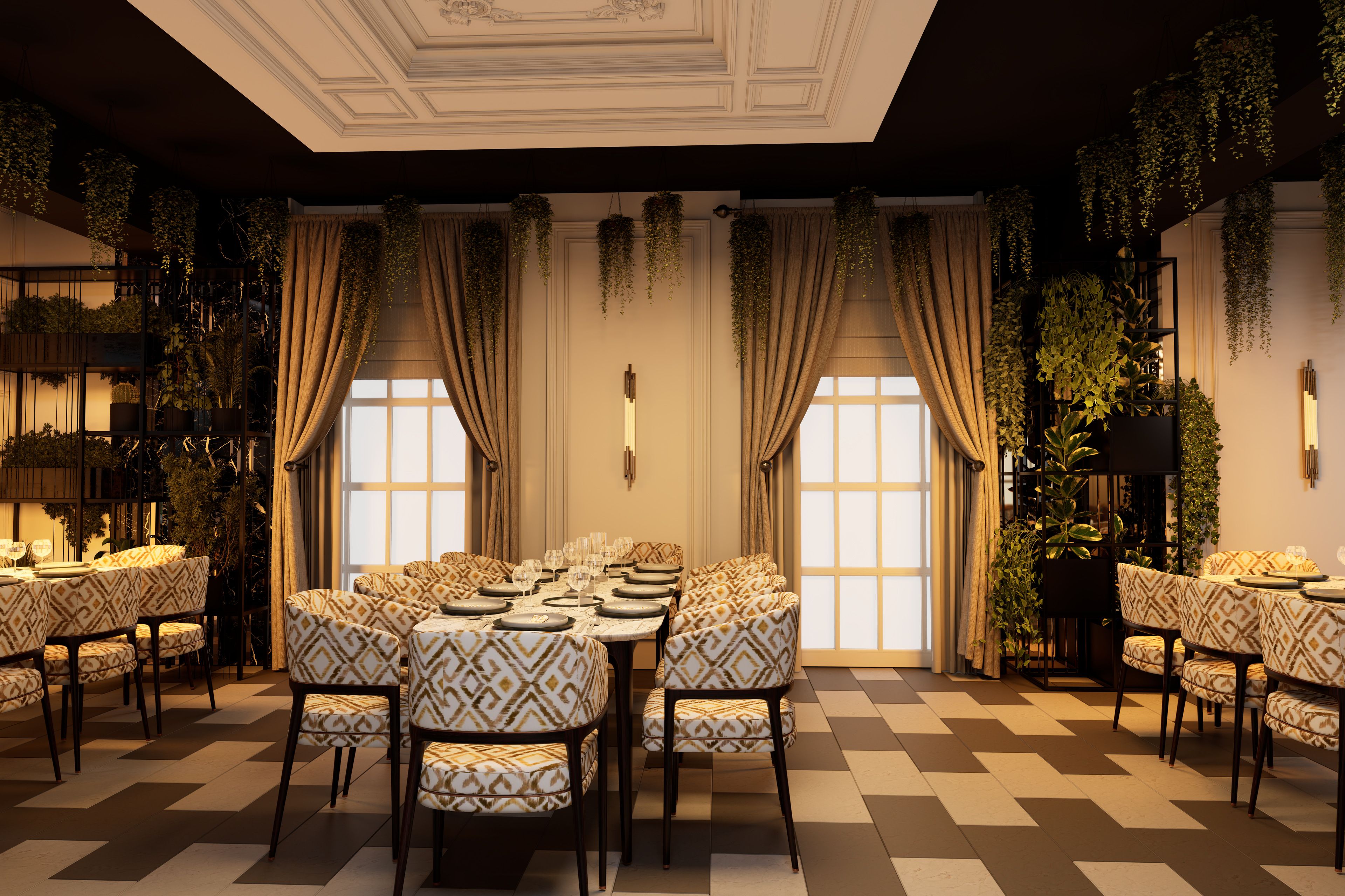 Restoran — Interyer